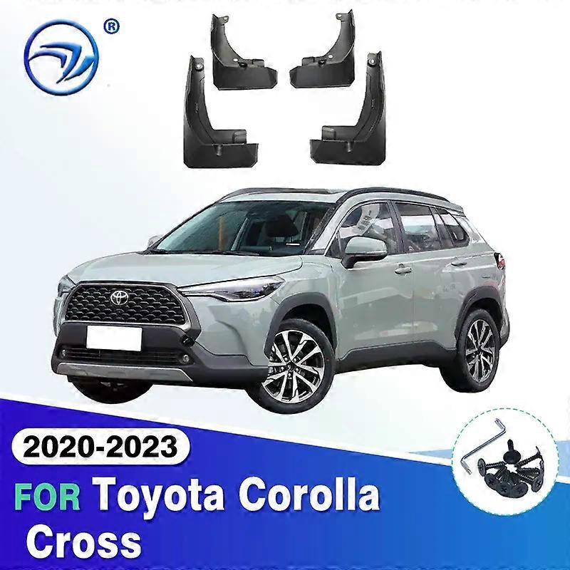 con Mud Flaps For Toyota Corolla Cross 2020 2021 2022 2023 Splash Guards Fender MudFlaps Front Rear Mudguards Car Accessories