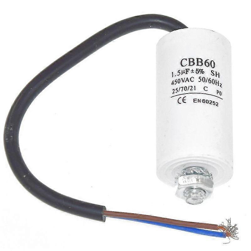 Universal 1.5UF Capacitor with 19cm Cable Connectors