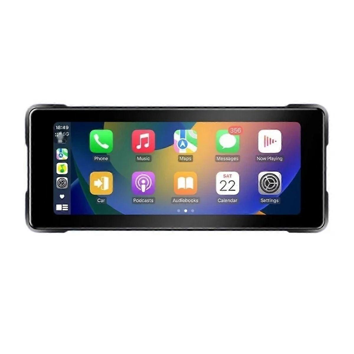 2025 New 5" 7" inch Motorcycle DVR GPS Navigation Wireless CarPlay Android Auto Airplay Display Screen Portable Motorcycle Monitor