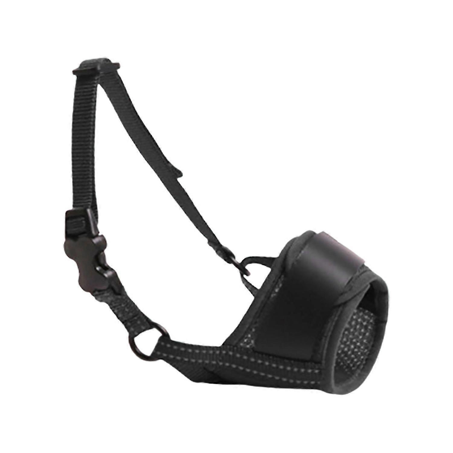 Adjustable Dog Muzzle with Quick Release Buckle Ultralight Breathable Anti-Barking Puppy Muzzle