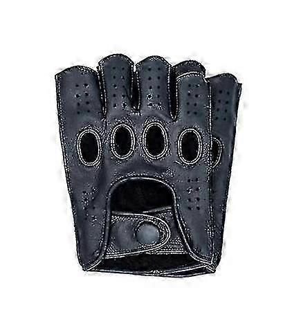 dd-Halbfinger Männer Lederhandschuhe Mode Atmungsaktive Fahrhandschuhe