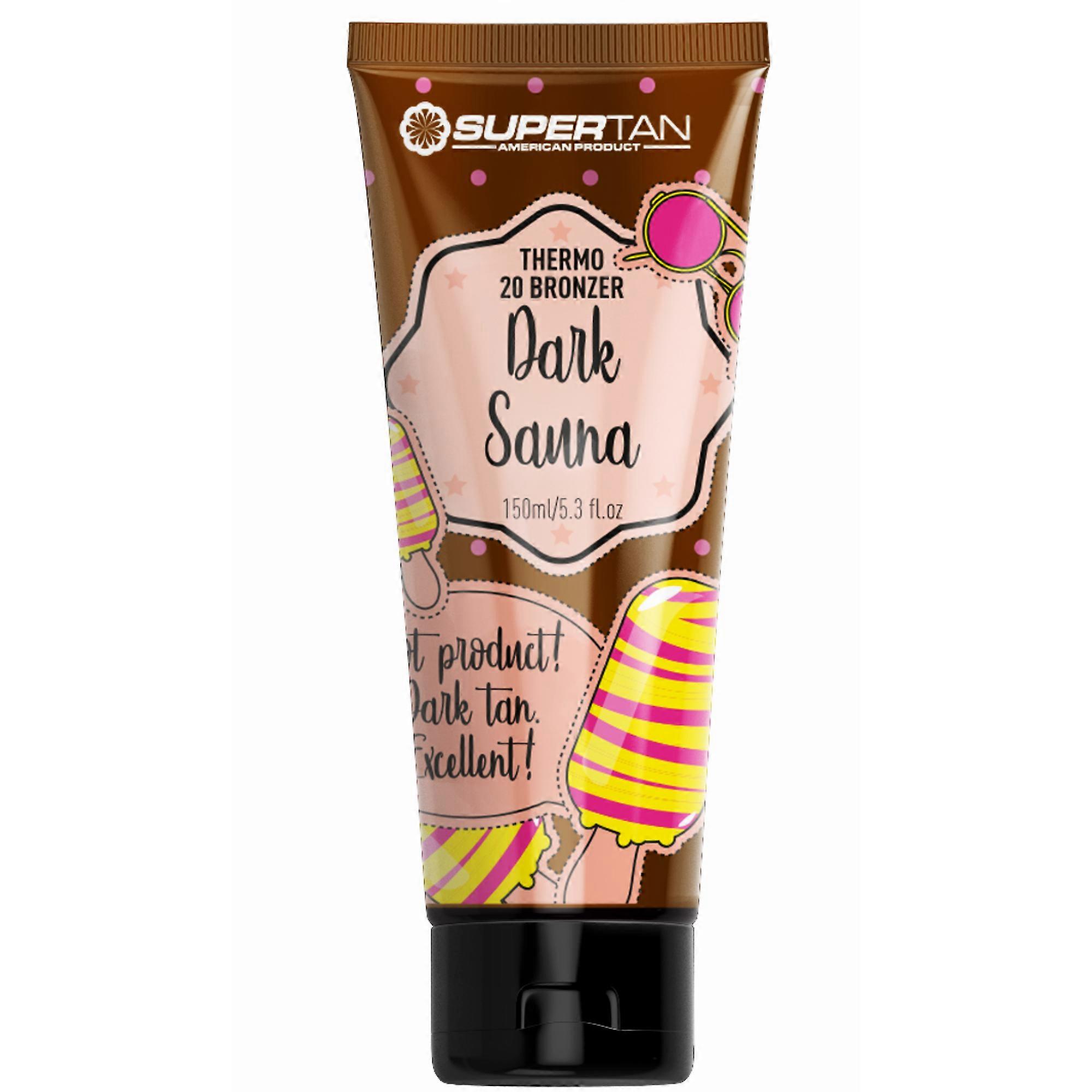 Supertan Tmavý saunový bronzer s účinkem Tingle 150ml