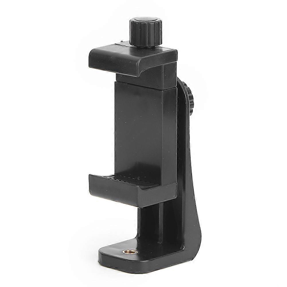 360 Degrees Rotatable Strong Universality Selfie Stick Tripod Bracket Knob Locking Live Broadcast Mobile Phone Clip