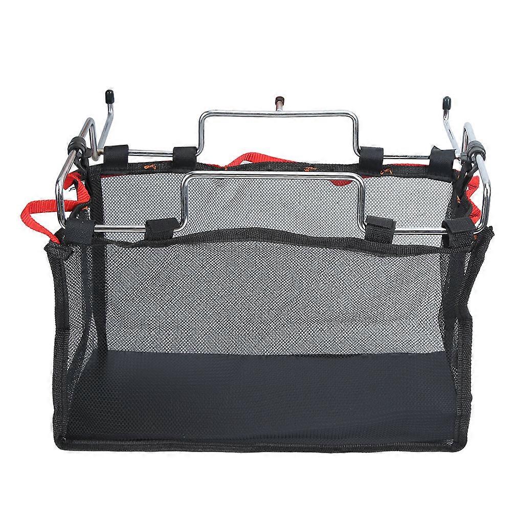 Multi-Functional Outdoor Picnic Table Storage Bag Camping Wire Rack Storage Net Bag