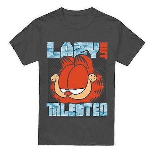 Garfield Unisex Adult Lazy But Talented T-Shirt