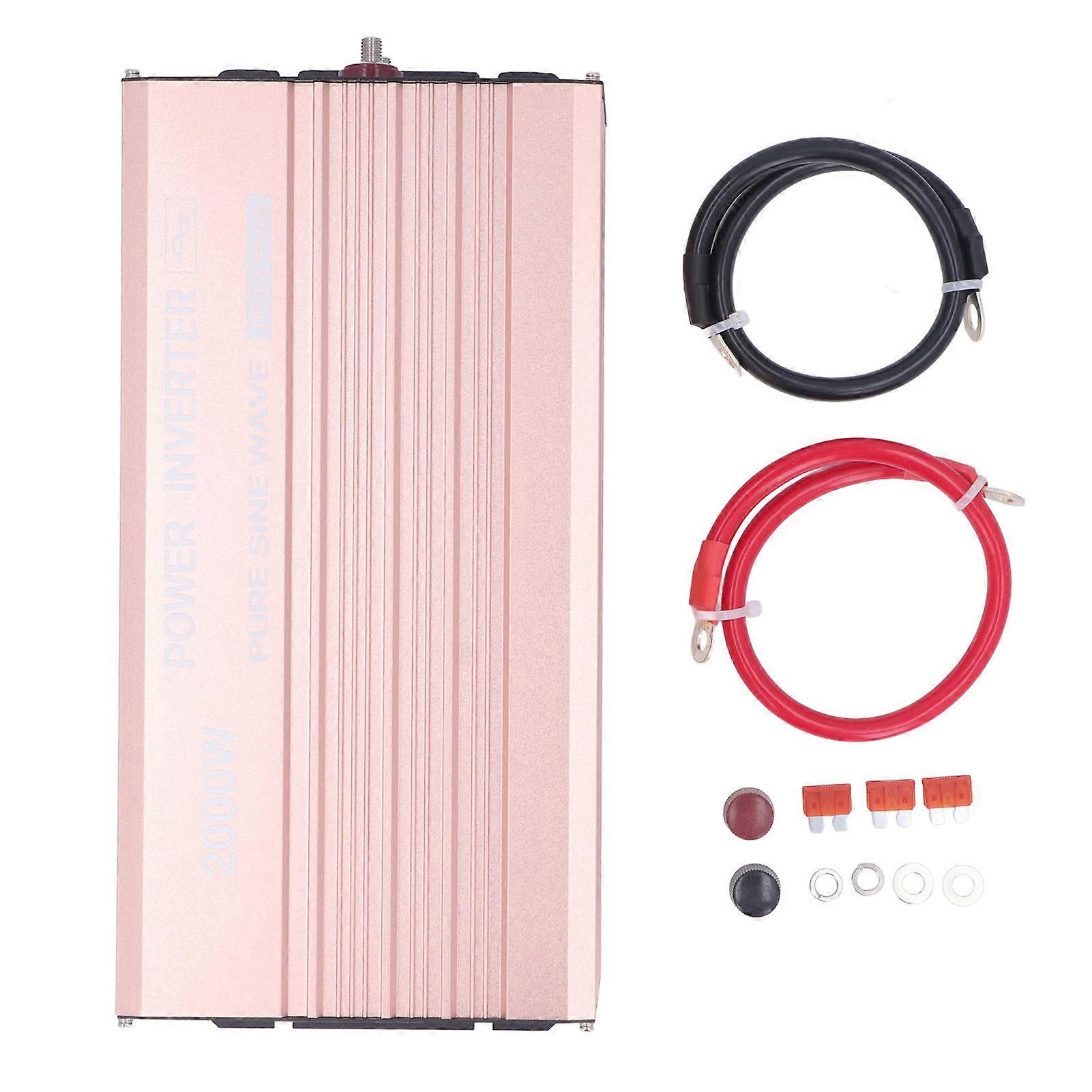 2000W Pure Sine Wave Car Power Inverter 48V to 110V with USB