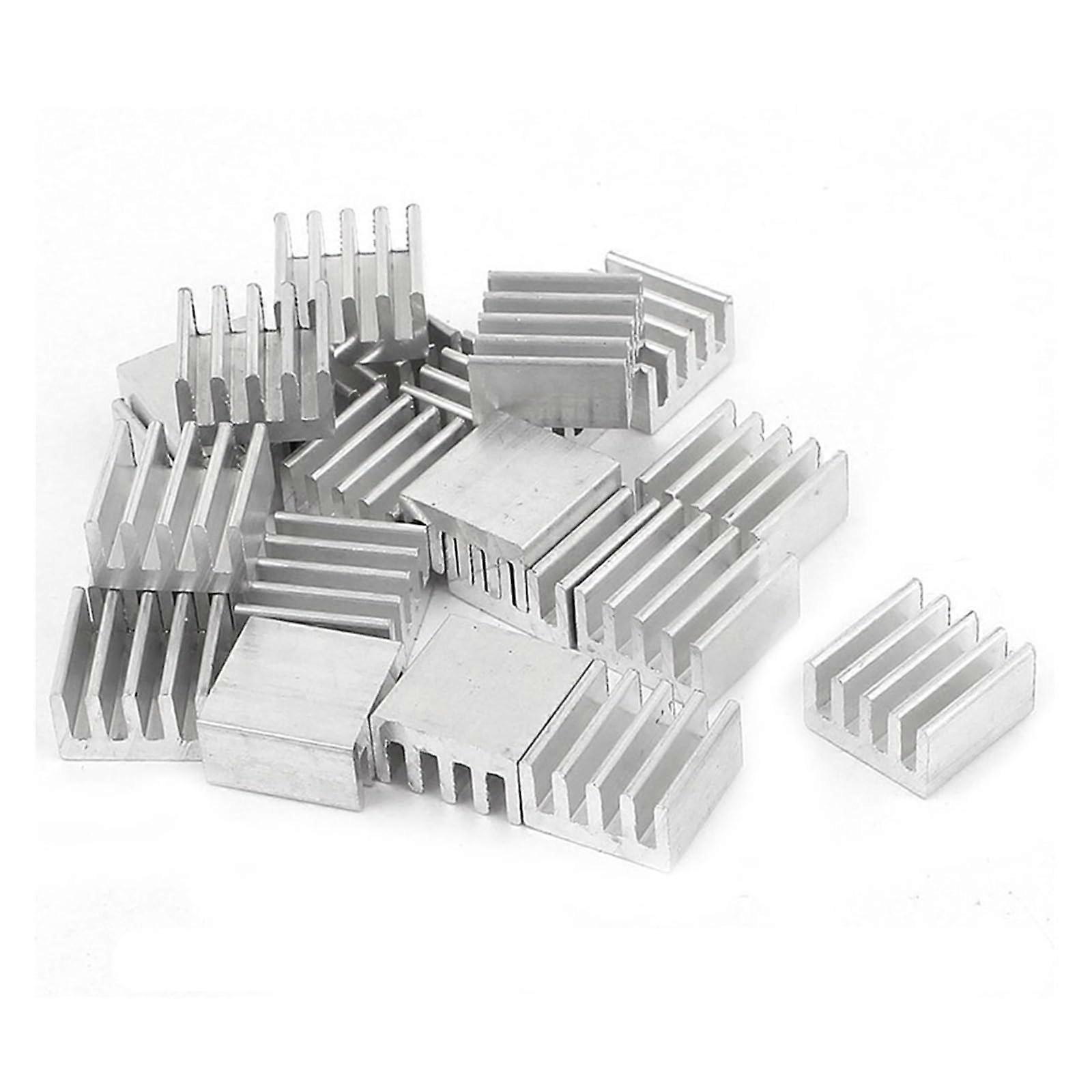 Aluminum Heat Sink - 5Pcs For Computer Motherboard, IC Chipset, RAM, LAN Cooling With 3M9448A Tape, Size 8.8mm