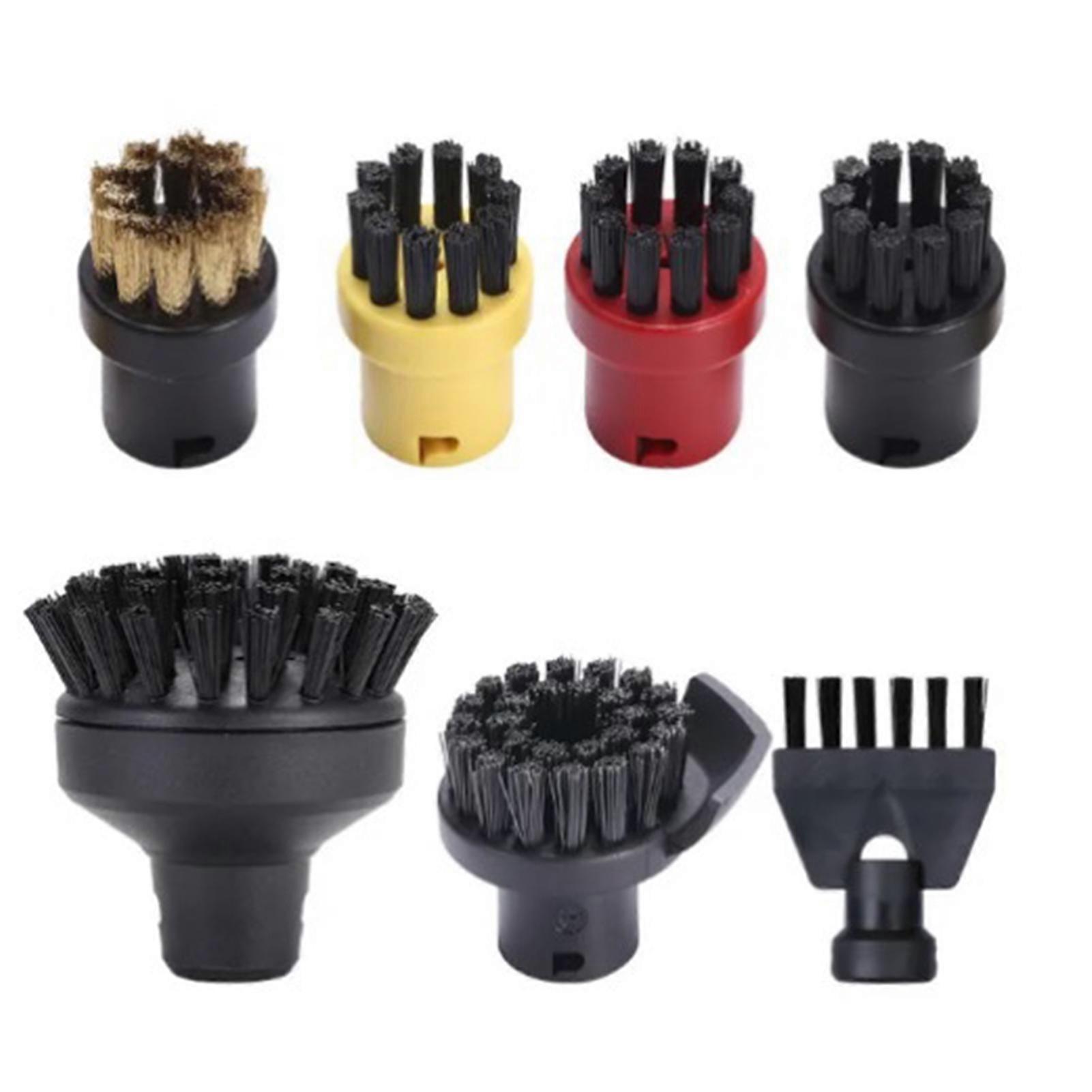Steam Cleaner Round Brush Kit Replacement Dust Remove Steam Cleaning Brush