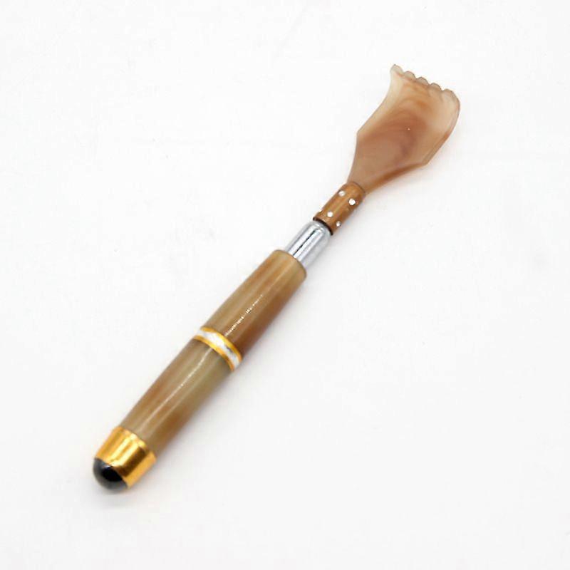 Retractable Back Scratcher Back Scratcher Rake Scratcher (1 piece)(brown)