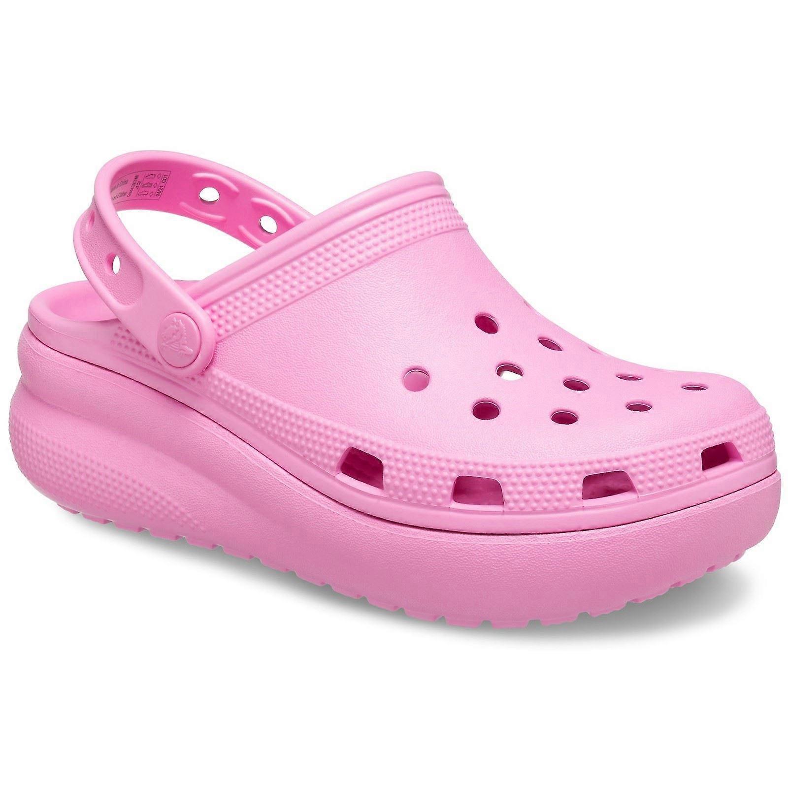 Crocs Classic Crocs Cutie Pink 100% Thermoplastic (EVA) Unisex Childrens Beach-3