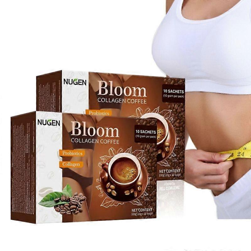 2boxes Kollagen Kaffe Ren økologisk kaffe Kollagen Slanking Kaffe