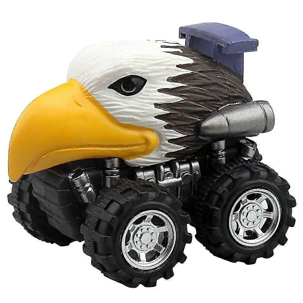 Kinderen pull back dierenauto speelgoed eagle model mini-auto