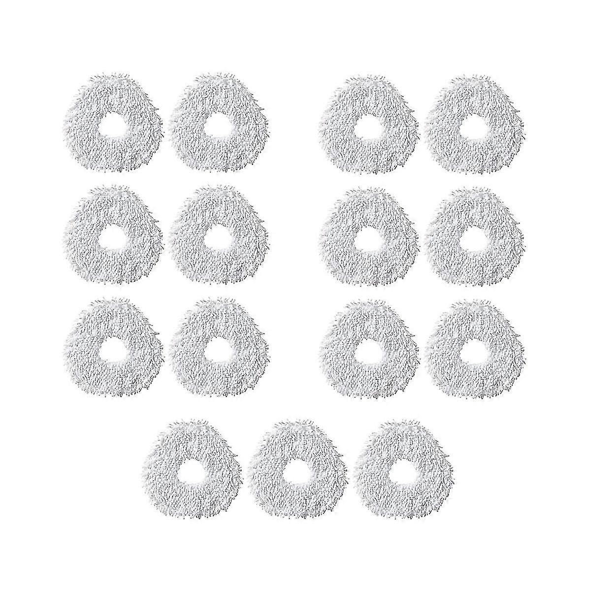 15pcs Replacement Mop Pad Resuable Mop Cloth For Narwal T10 Robot Sweeping Accessories Parts Microf