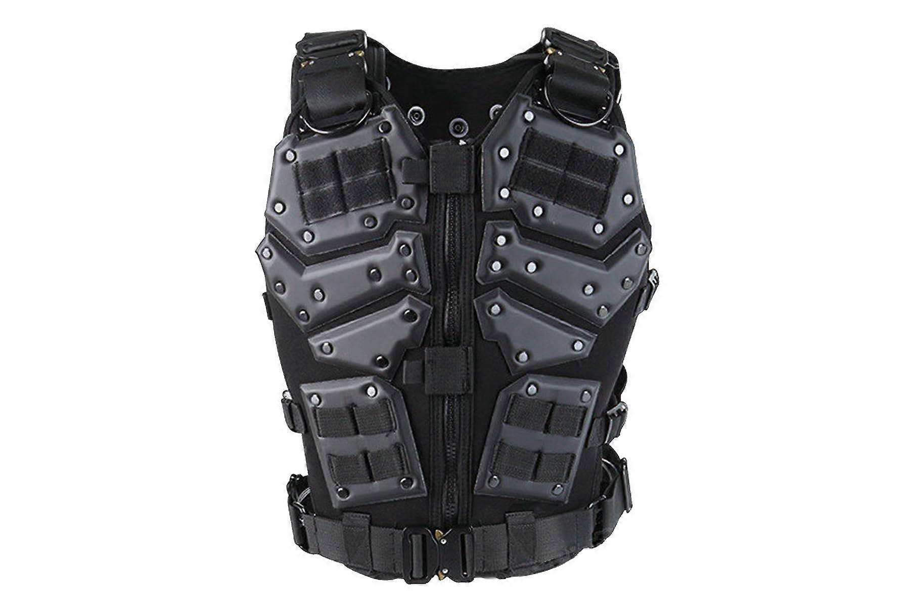King Kong Tactical Body Vest Airsoft Paintball Armor v2.0 - (Black)