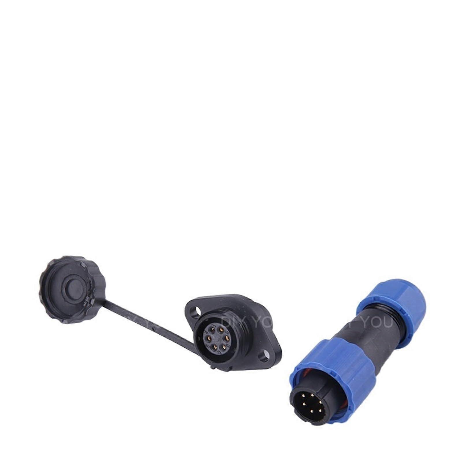 IP68 Aviation SP13 7-Pin Cable Connector Socket Flange Waterproof Connector SP13-6F for Aircraft Applications