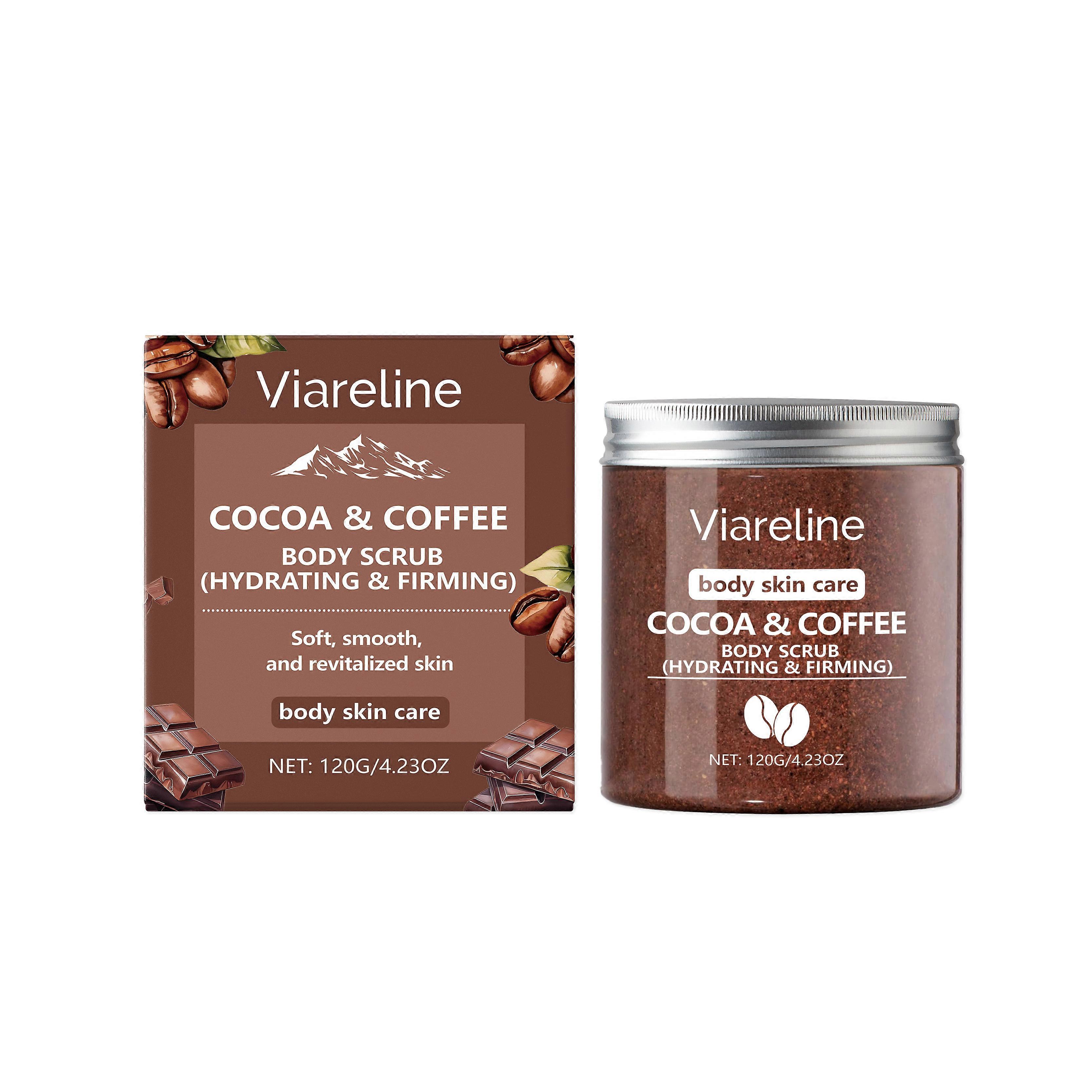 Body Scrub, 2PCS Coffee-flavored Sea Salt