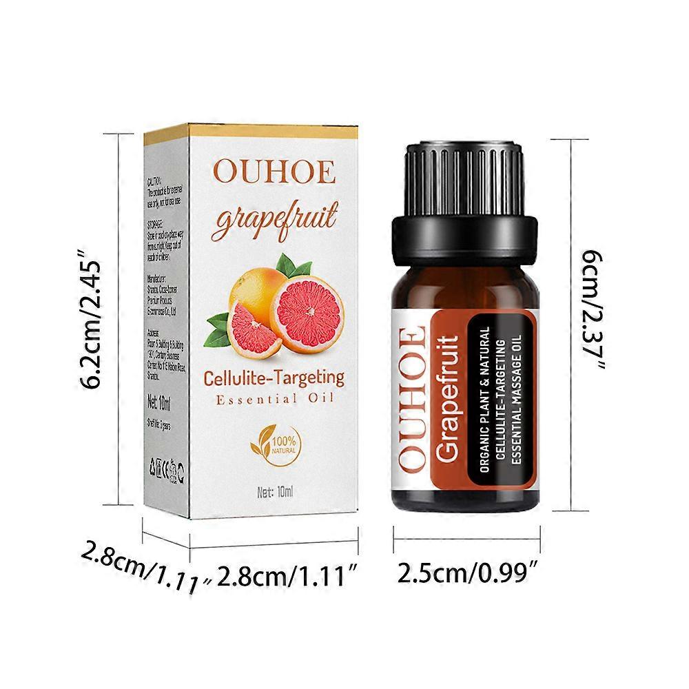 1-3x 10ml Grapefruit Fat-eliminating Essential Oil Slimming Shaping Slimming Fat