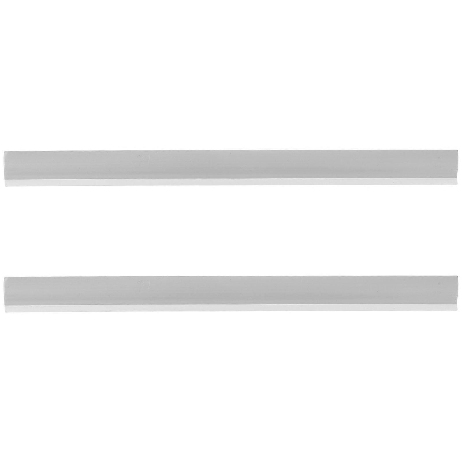 2pcs Dustpan Edge Replacement Strip: Rubber Refills For Efficient Cleaning - Rubber Dustpan Edge Bar For Various Dustpans