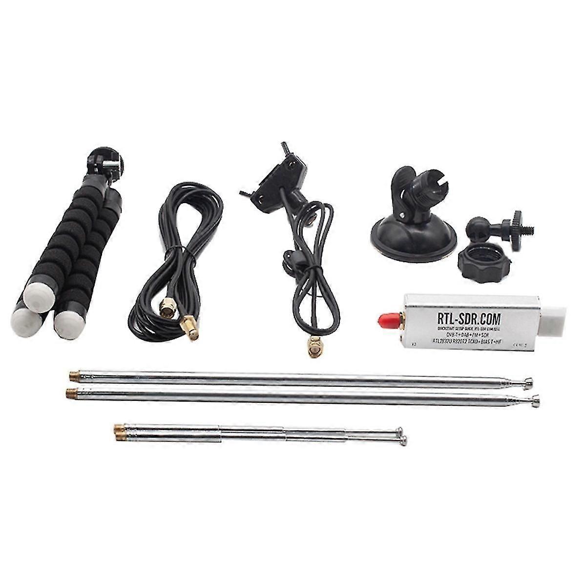 For V3 R820T2 TCXO Receiver+Antenna Full Kit BiasT SMA 500KHz-1766MHz Up to 3.2MHz