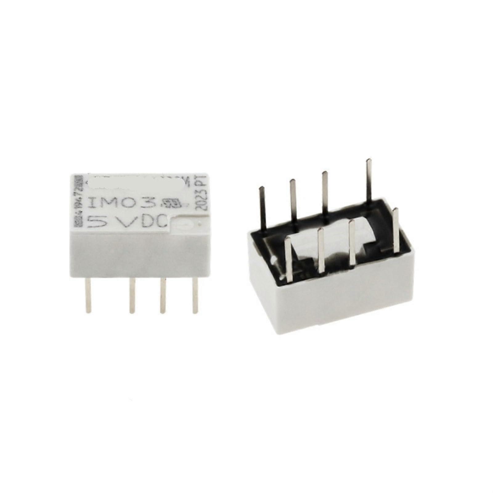 IM035VDC IM03 5VDC IM035VDC 5V Relay Signal Relay Two Open and Closed 5VDC DC5V 5V 5A Patch 8PIN 2/10Pcs(2PCS)