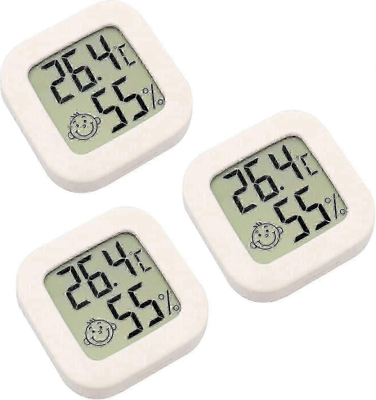 3-Pack Mini Bluetooth Hygrometer - Wireless Indoor/Outdoor Humidity Temperature Sensor_cp -CN-NEW