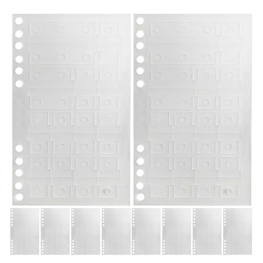 10 Sheets Sticky Page Markers For Notebooks Multi-Function Sticky Flags Pvc Self-Adhesive Index Tabs For Annotating Books File Folders And Binders