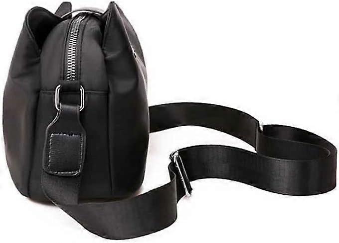 Vintage Nylon Waterproof Handbag Travel Bag 22x11x18CM Multi-Purpose Daily Use Simple Design Color B