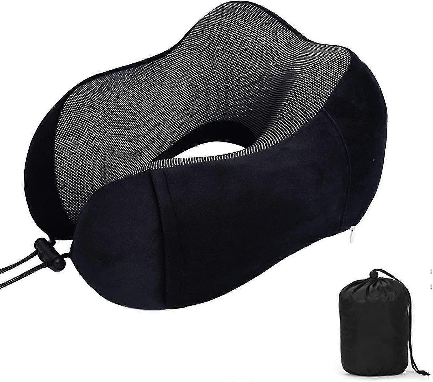 Travel Pillow, Memory Foam Neck Pillow For Travelling Or Flight, Ergonomically Designed Neck Support Pillow 2025