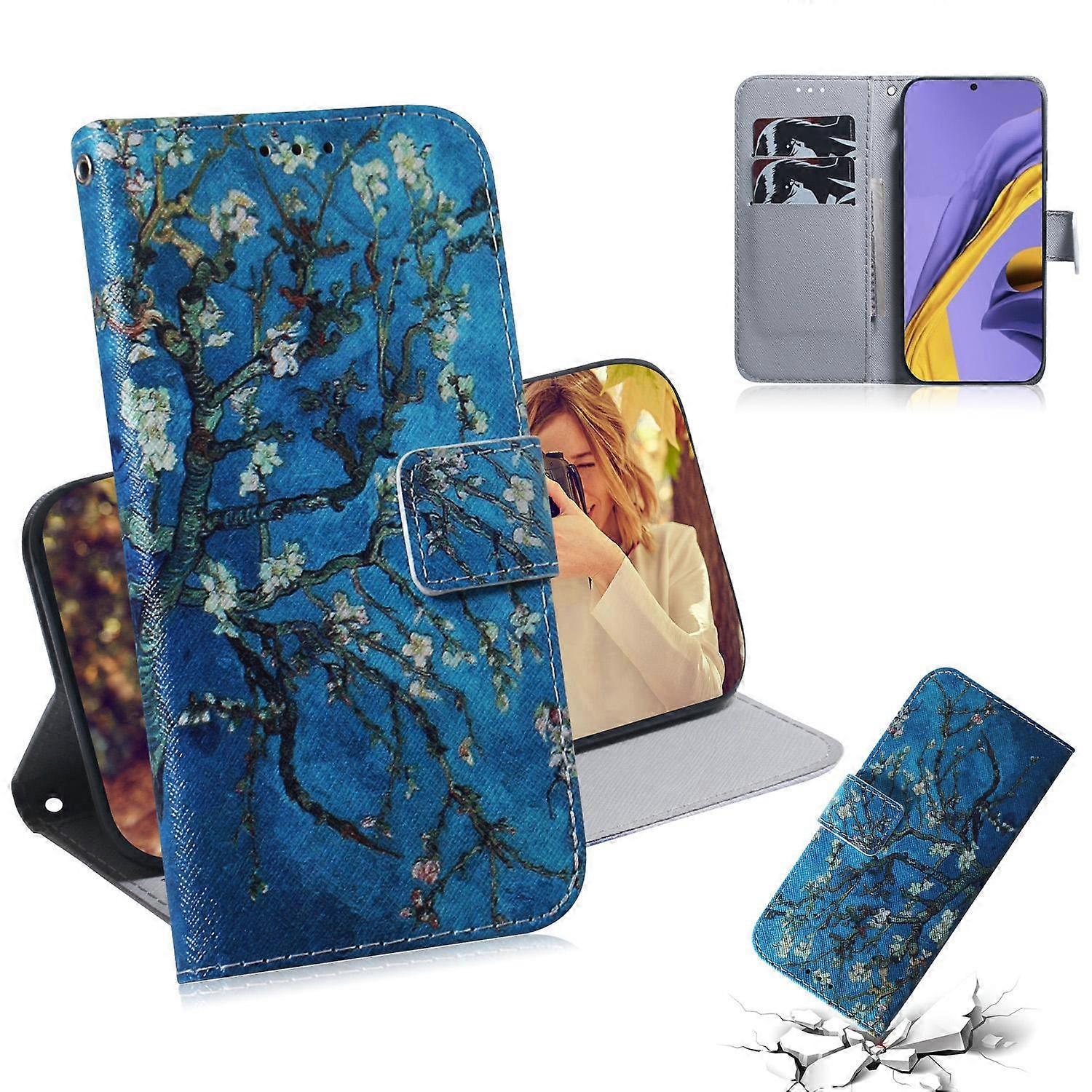 Pattern Printing Wallet Stand Leather Case for Samsung Galaxy A51