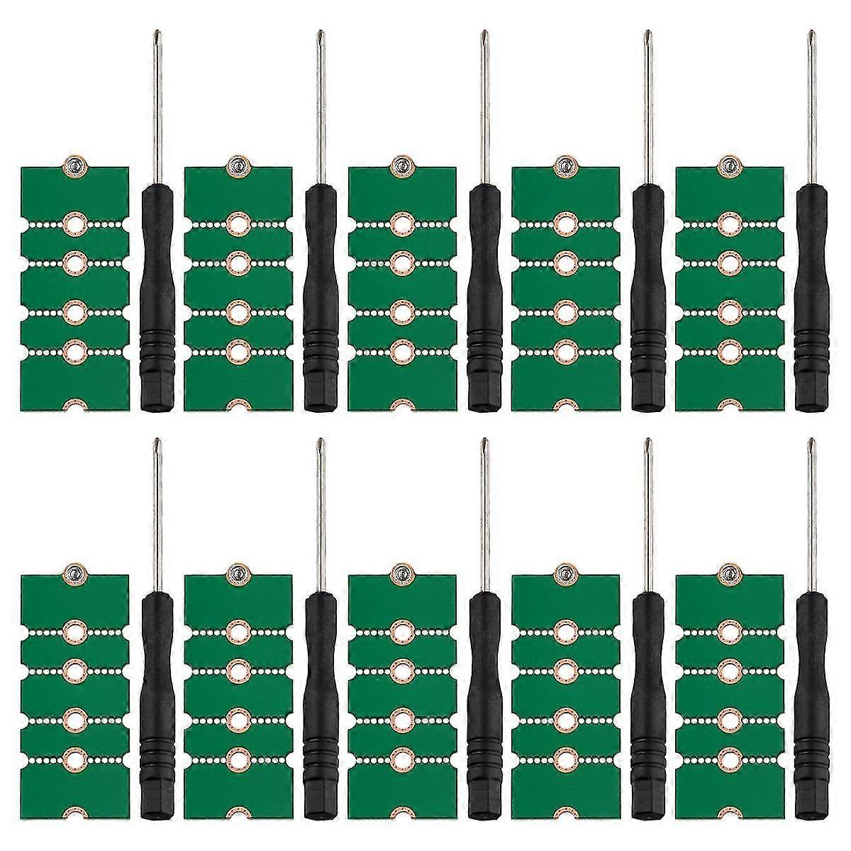 Hard Drive Adapter Plate M.2 NGFF SSD Extension Rack M.2 NVME Extension Plate 2230 to 2242 Bracket 2230 to 2280 Adapter