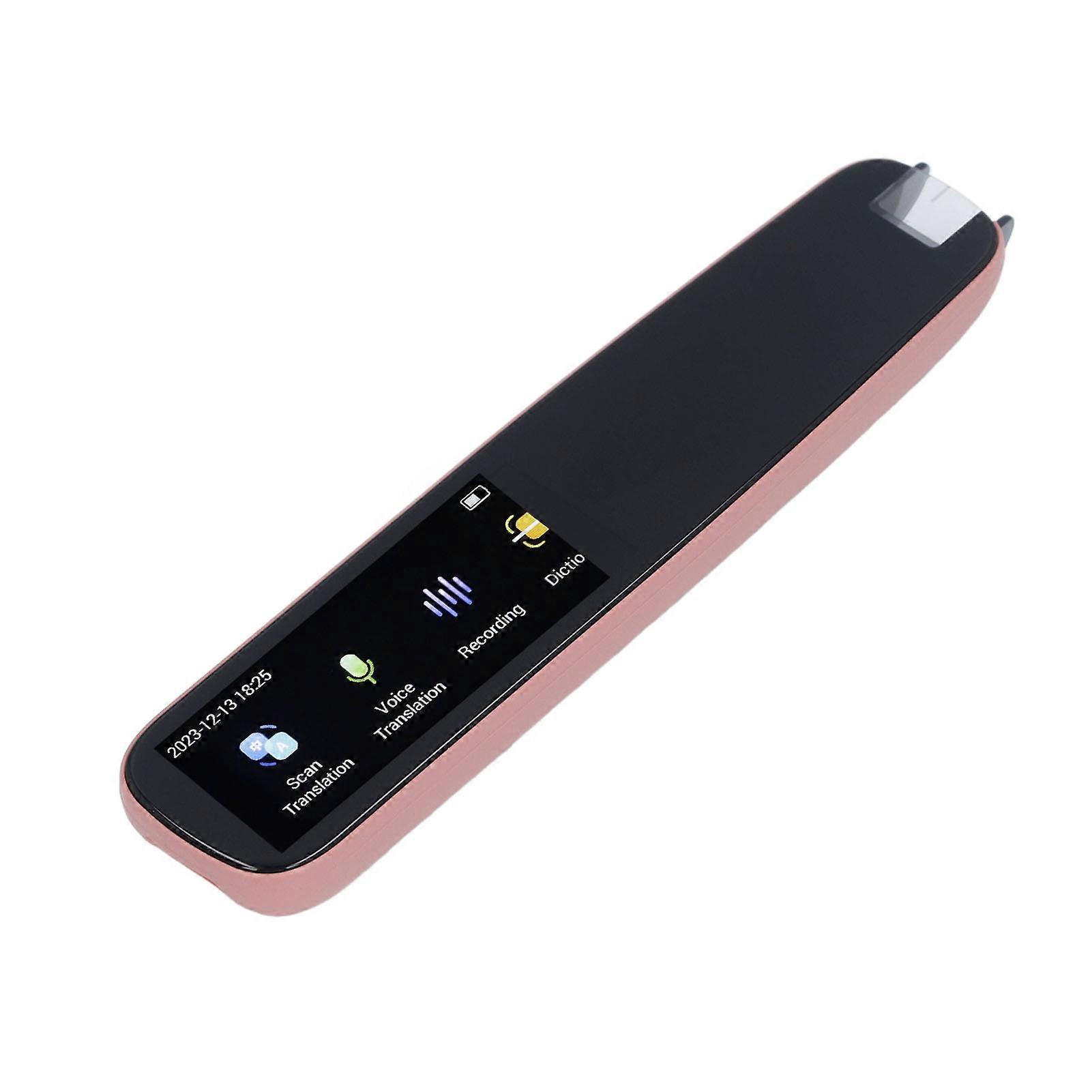 Scan Reader Pen International Edition ABS Multifunctional Smart Voice Translator Pen Pink