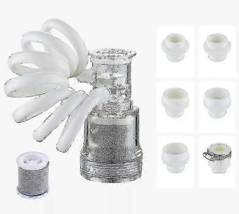 Universal Stretchable Faucet with Filter & Magnetic Dual Core Hose