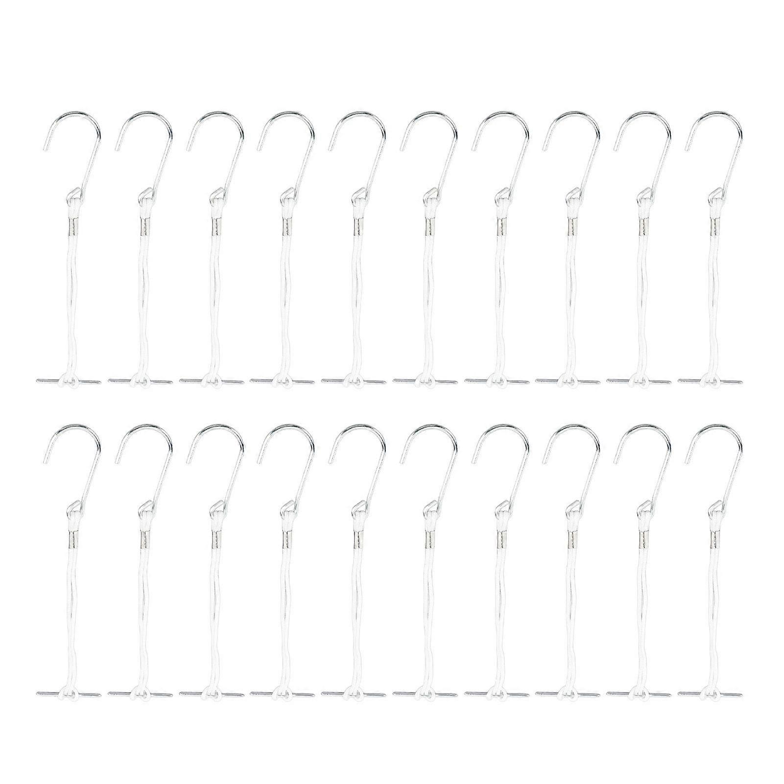 2025 Latest Model  20Pcs Pattern Hooks Hanging Sewing Making Metal Hanger with