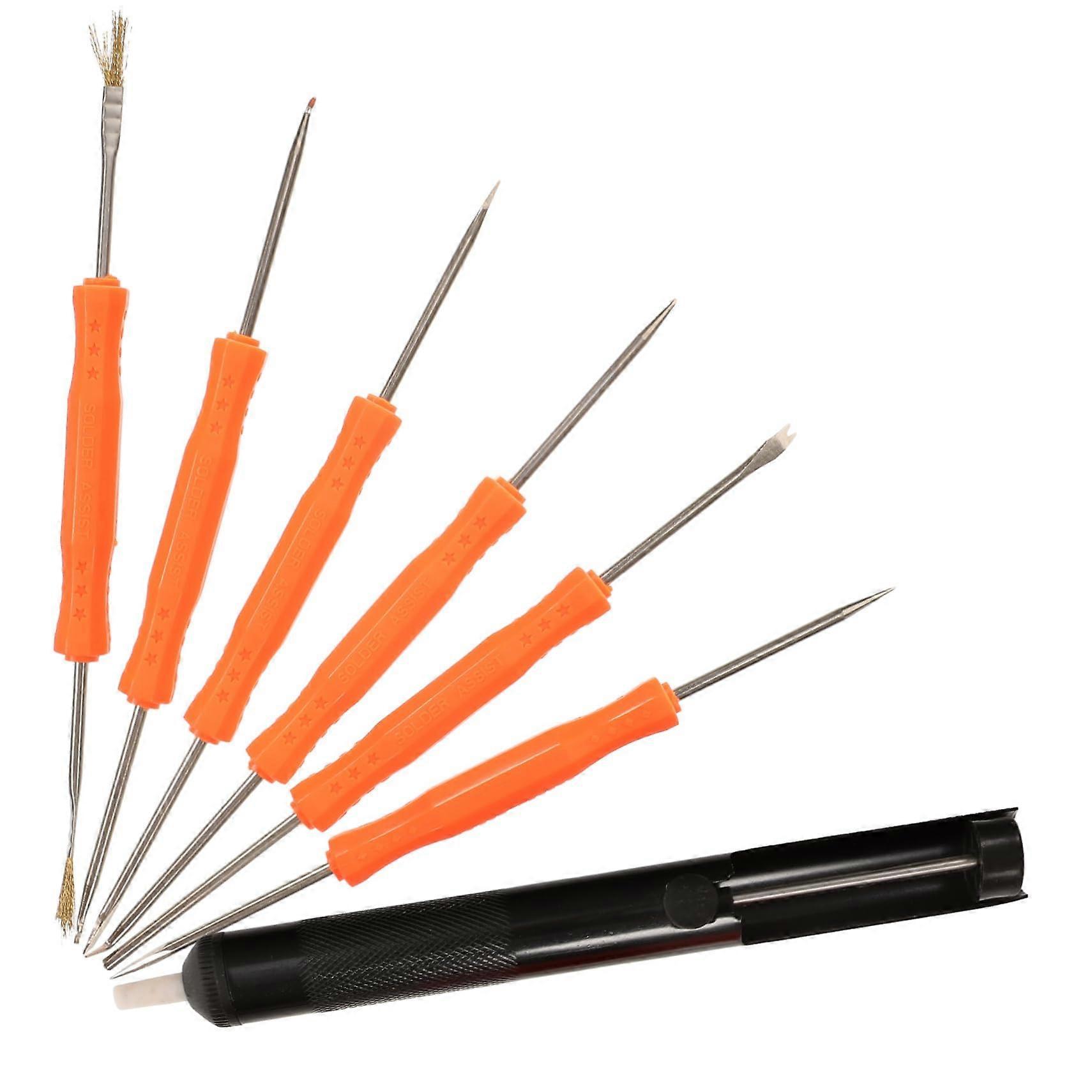 Electrical Soldering Kit Solder Aid Tool Solder Sucker Desoldering Pump for Random Color