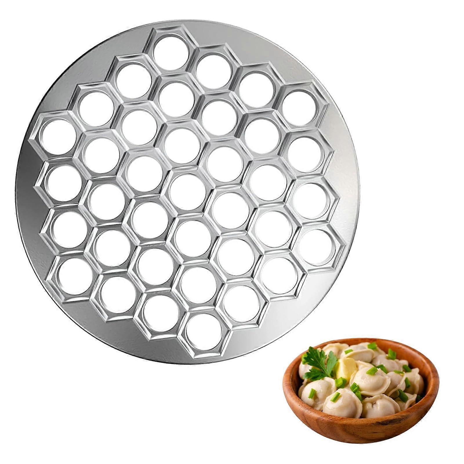 Dumpling Maker 37 Hole Pelmeni Shape Aluminium Alloy Filled Dumpling Cutter For DIY Cooking Parties