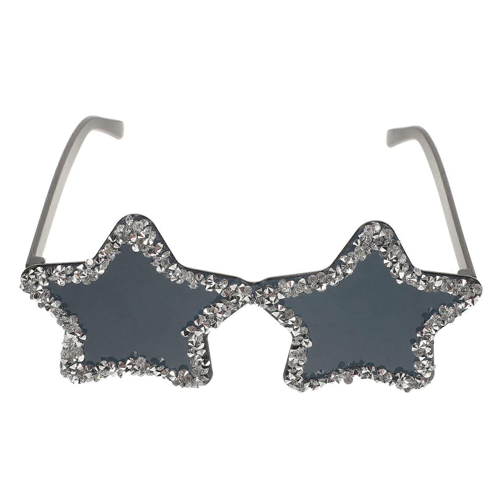 a polished and engaging product description based on your query:
### **Star Shaped Rimless Sunglasses – Cool Candy Colored Eyewear for Parties,