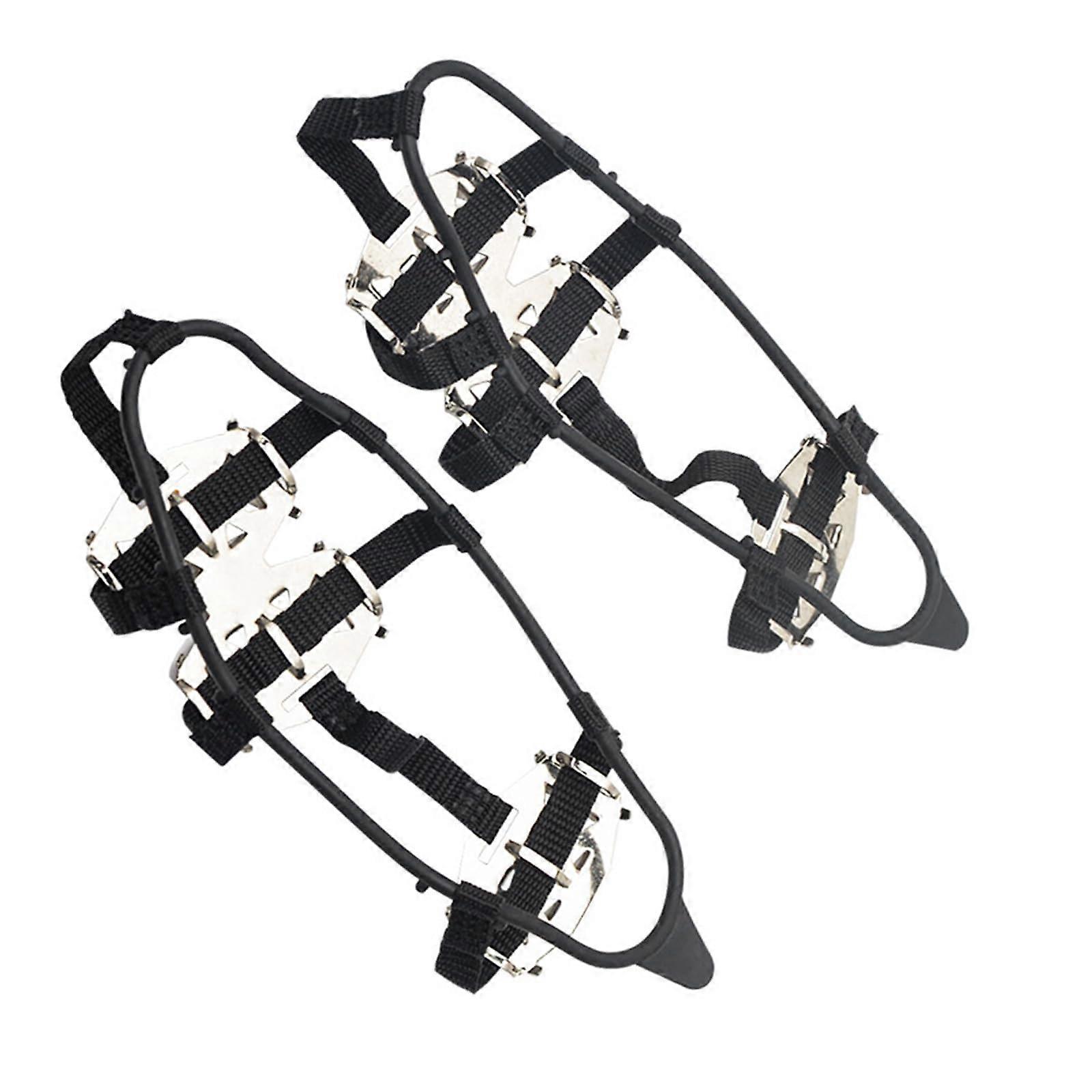 Crampons For Mountaineers, 24-Tooth Ice-Climbing Crampons