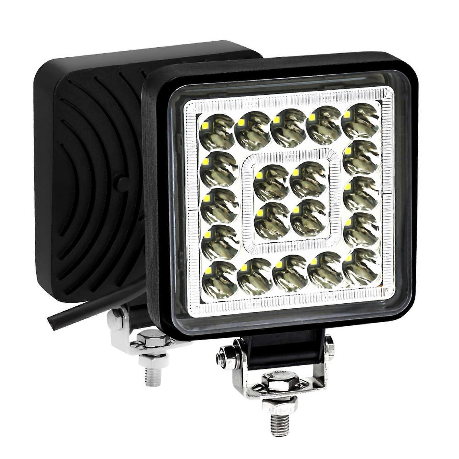 Square LED work lights 16000LM super bright for car motorcycle UTV