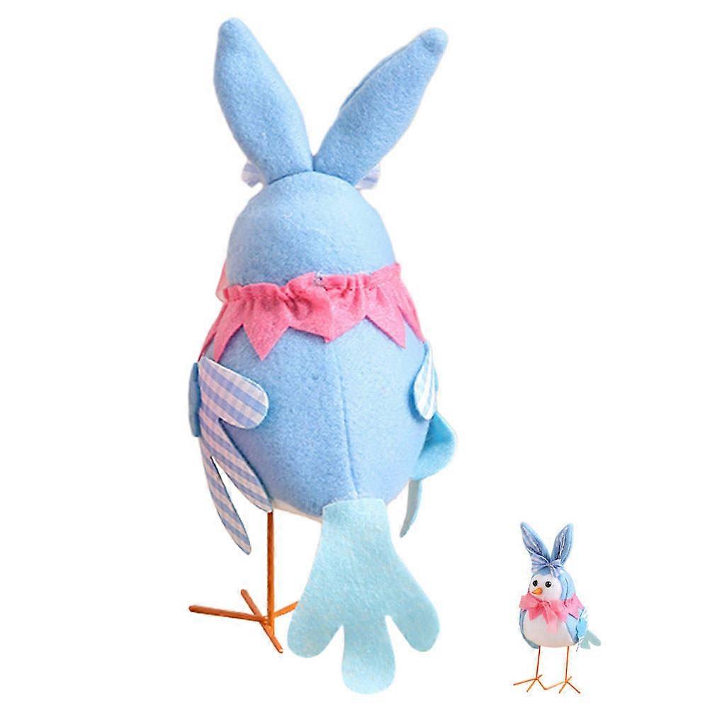 Small Bird Figurines Simulation Bird Toy Easter Themed Decoration Children Adults Table Bird Decoration 1Set