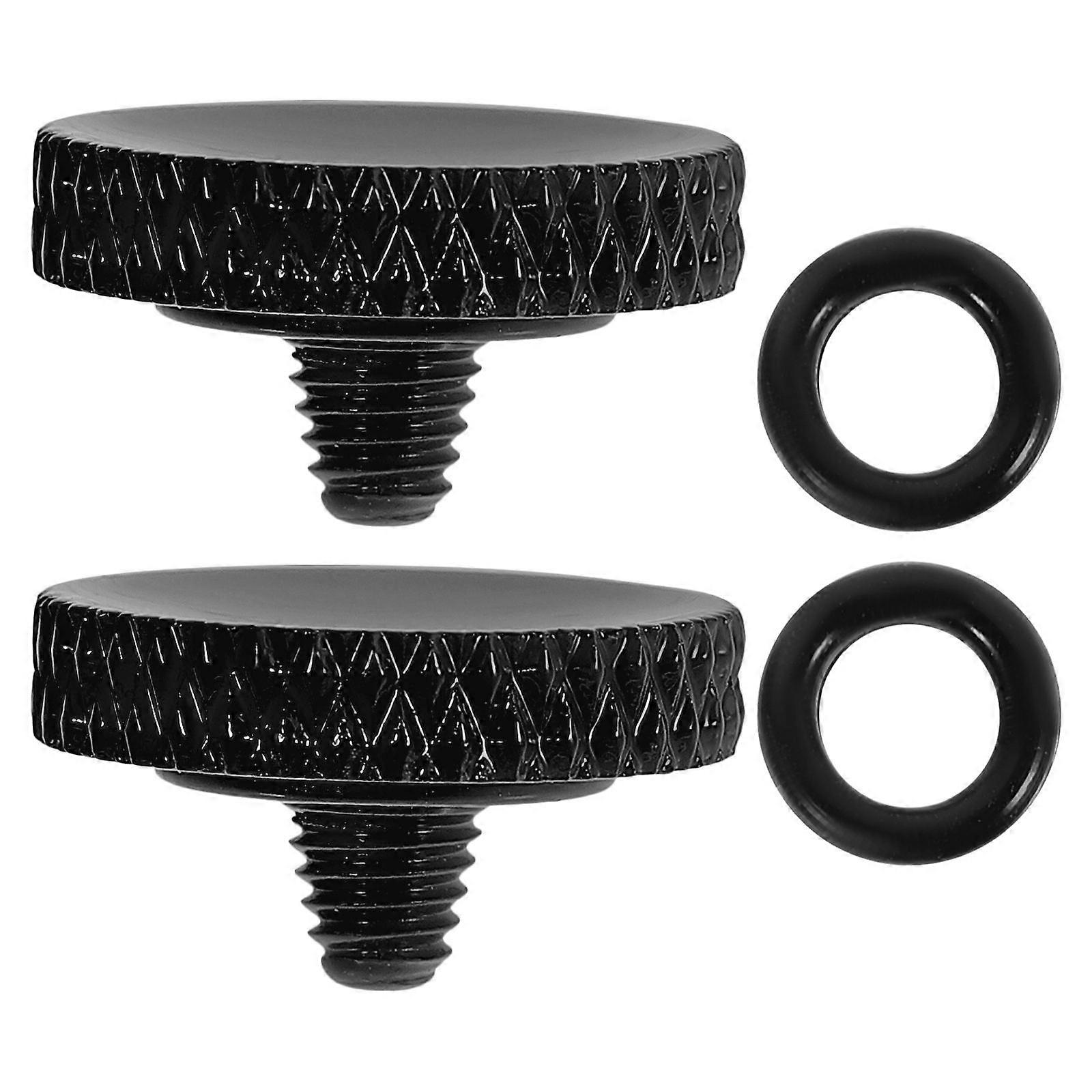 Push Button Replacement Camera Shutter Button Photography Black 1.1X1.1cm Minimize Camera Shake 2Pcs