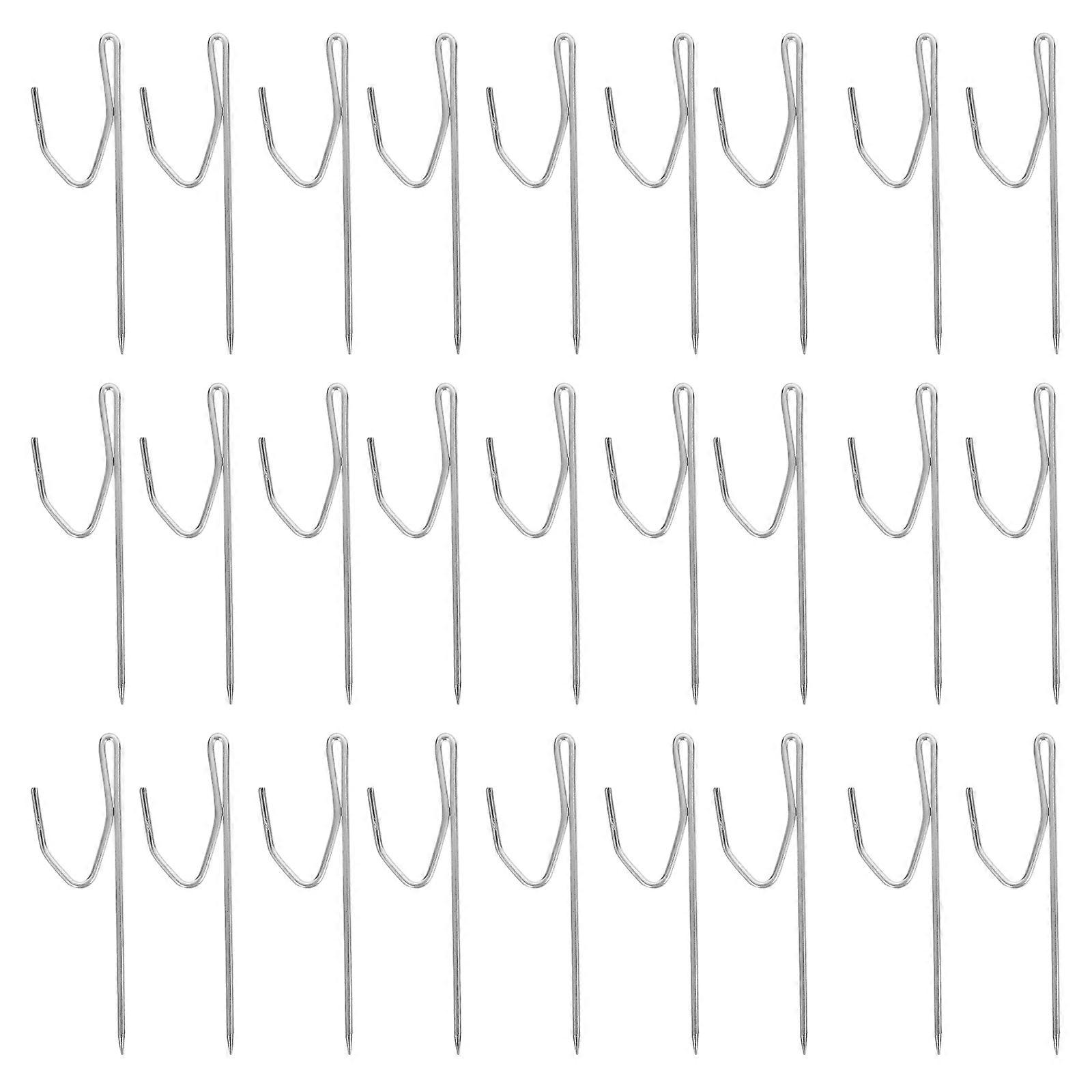 Sturdy Curtain Decor Pointed Hook Design For Hoteliers 50Pcs