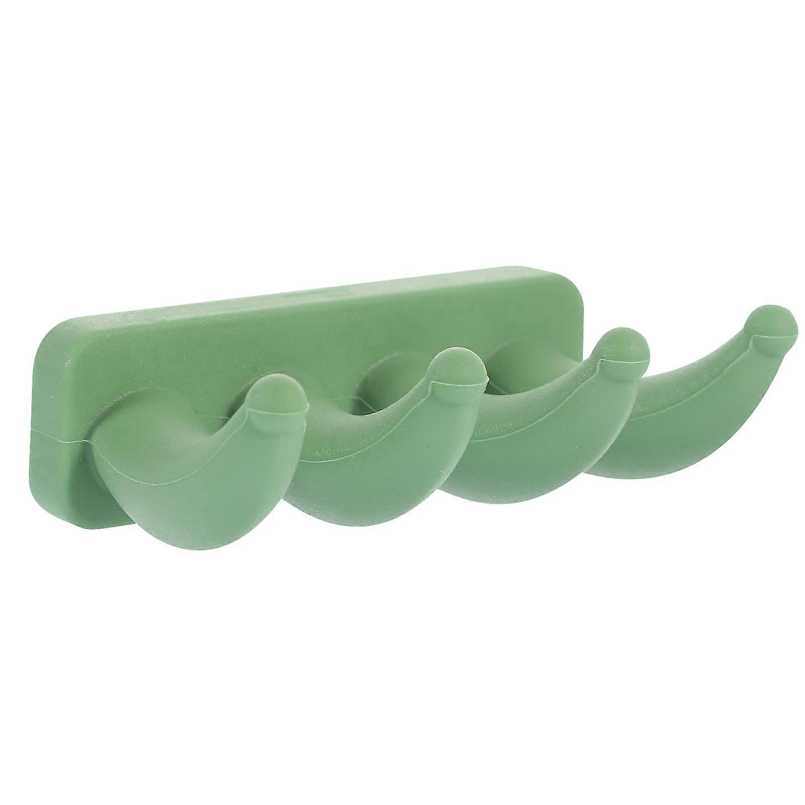 Multi-Purpose Hooks Silicone Wall Mounted Hangers Space Saving Design for Kitchen Organizer Bathroom 1Set