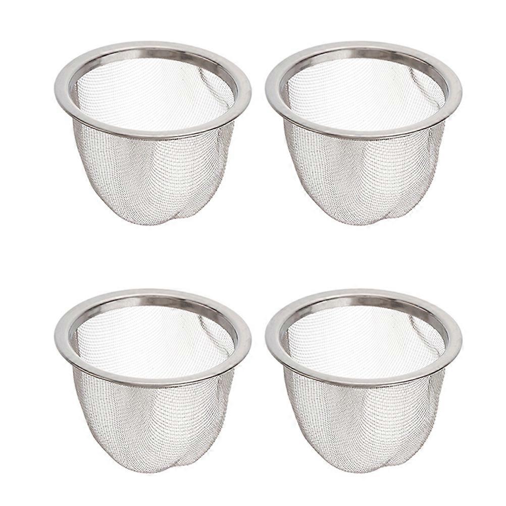 Mesh Tea Filter Strainers Stainless Steel Tea Infuser Insert For Tea Use 4Pcs
