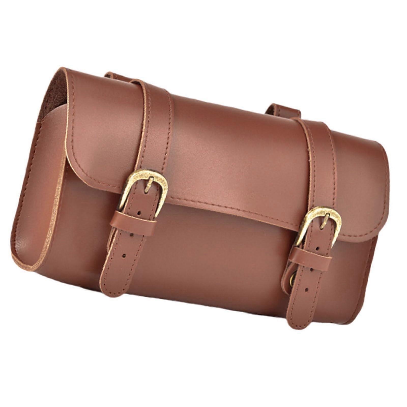 Cycling Bag Leather Saddlebag For Bicycles, Antique Styles Cycle Bag, Universal Fit