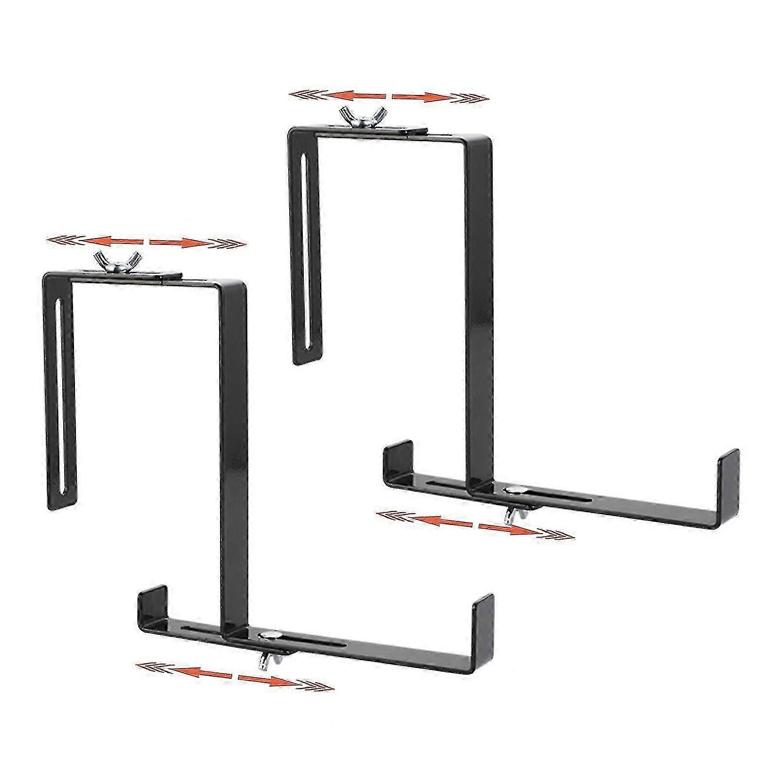 Adjustable Planter Box Bracket For Window Boxes Planters,adjustable Planter Shelving For Garden Fence,balcony