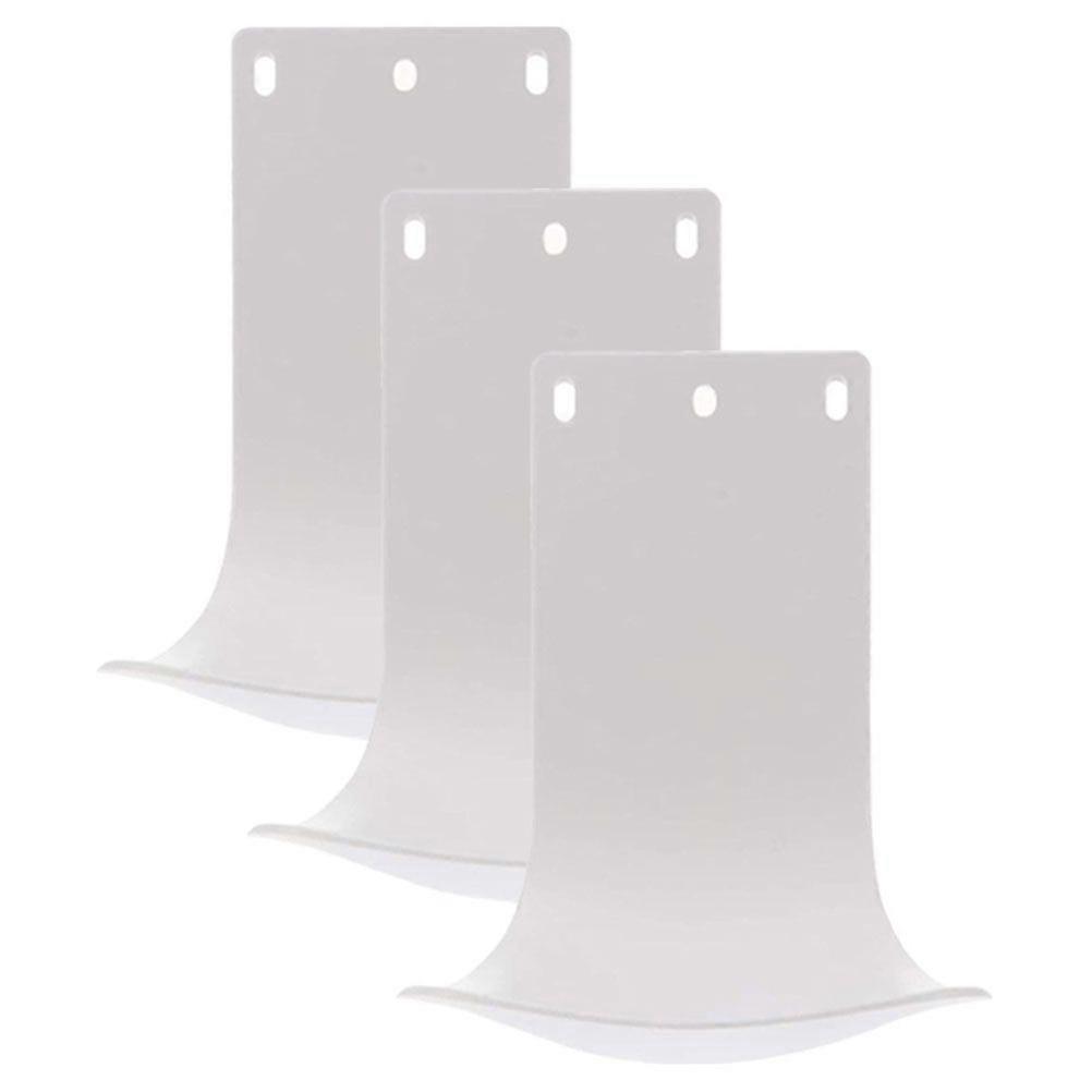 3pcs実用的な石鹸ディスペンサードリップトレイバスルーム用漏れ防止洗剤ディスペンサーホルダー