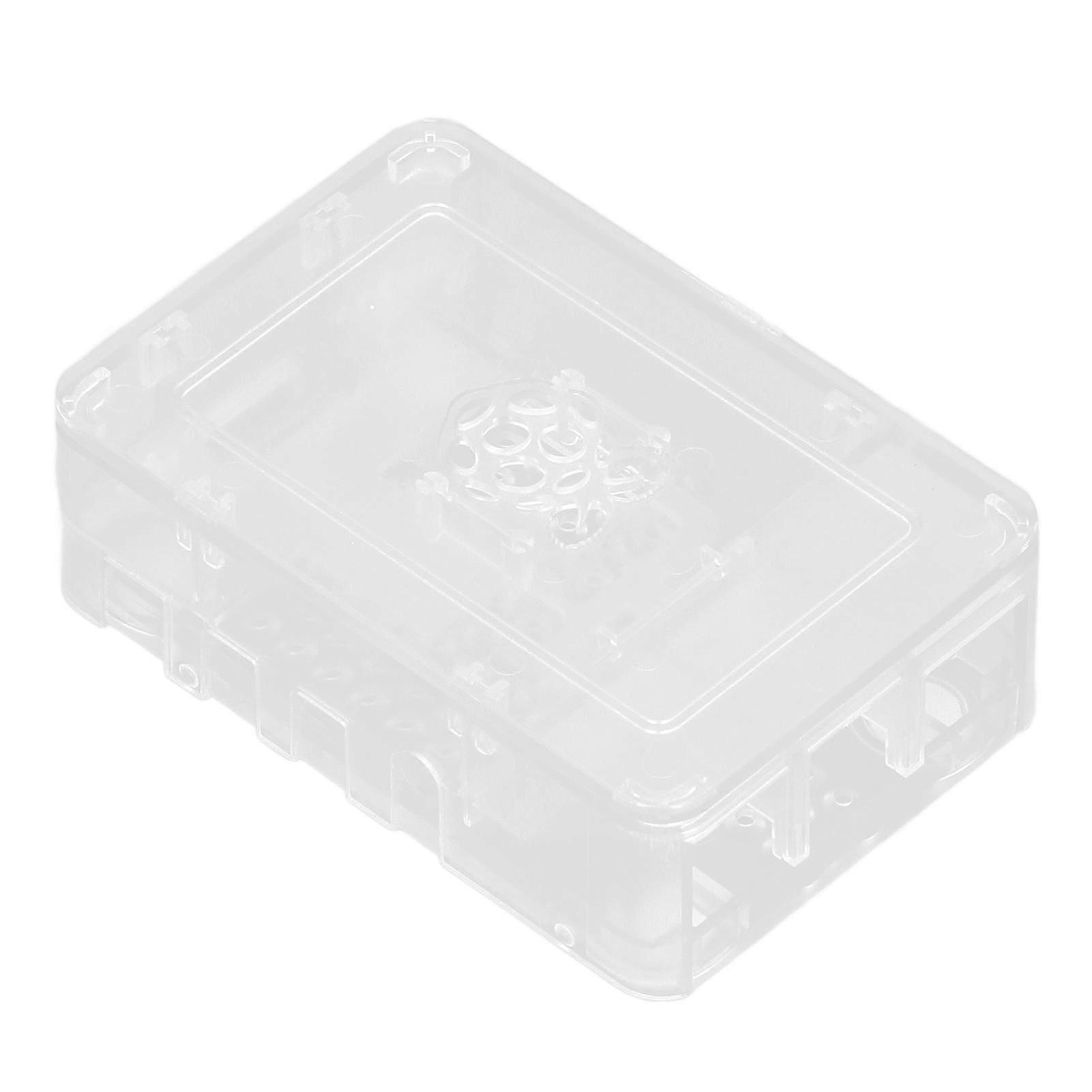 für Raspberry Pi 4 Gehäuse ABS Abnehmbar Kratzfest Wärmeableitung Schutzhülle Transparent