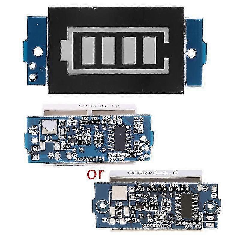 Single 3.7v Lithium Battery Capacity Indicator Module 4.2v Blue Display Tester