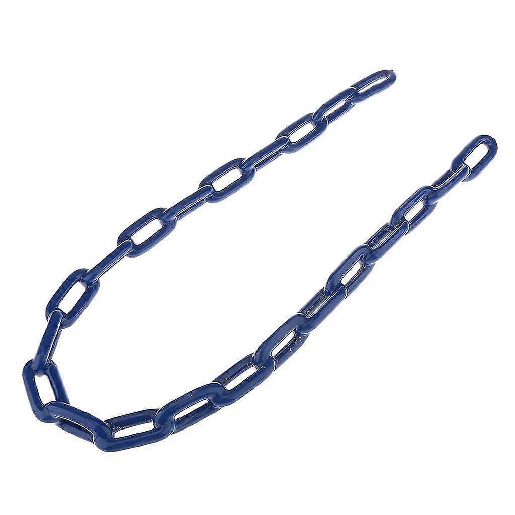 Durable Soft Plastic Coated Iron Swing Chain Swing Rope Swing Accs 1.2M Blue