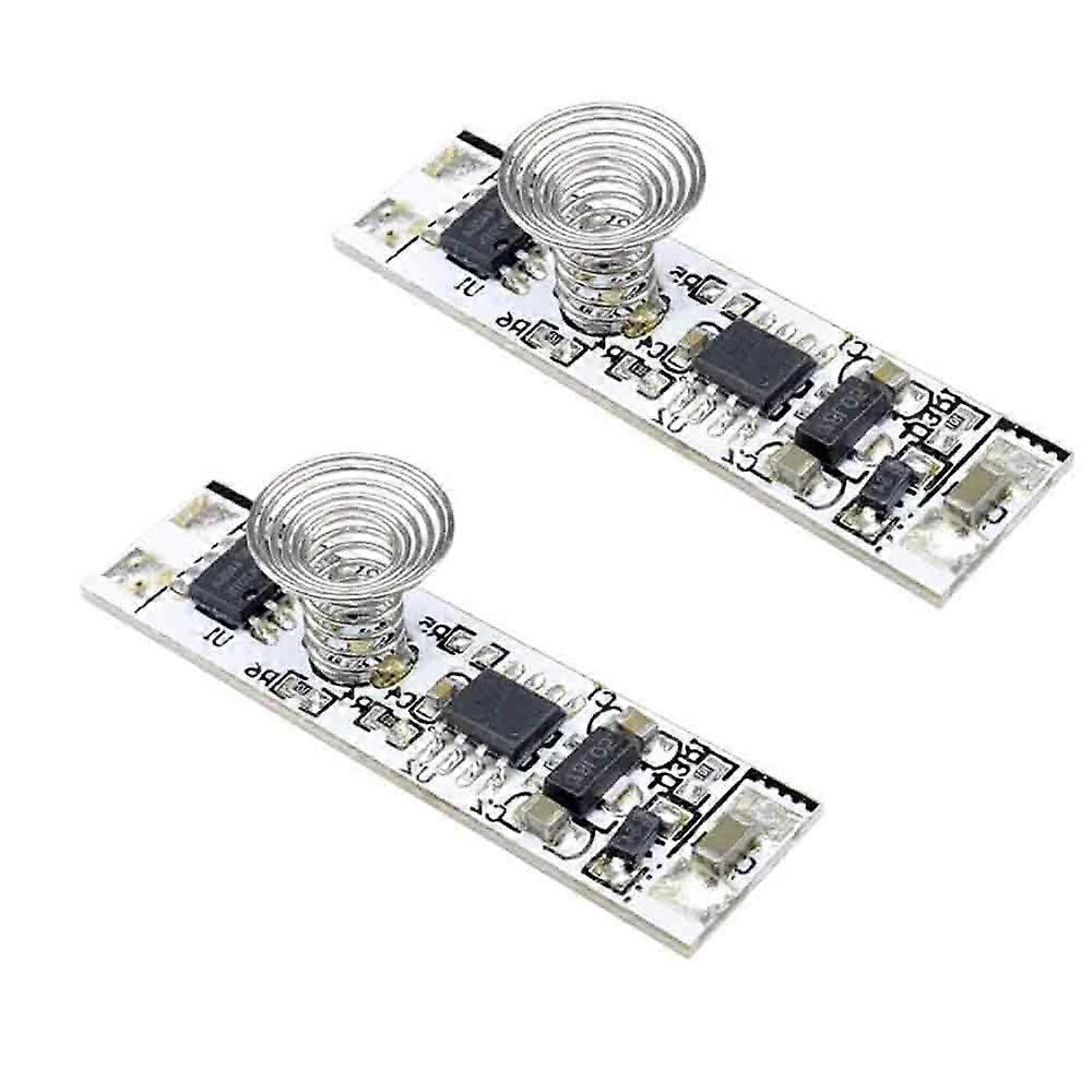 Mini LED Dimming Control Touch Switch Module 9V-24V 3A 30W Capacitive Tactile Sensor 2-Pack